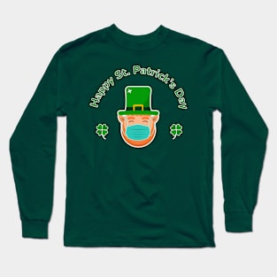 Saint Patrick's using masks Long Sleeve T-Shirt